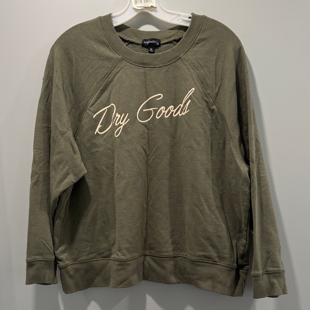Dry Goods Olive Women's Crew Neck Sweater